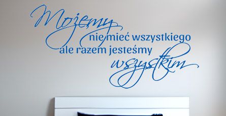 Wystrój wnętrz - naklejki na ścianę